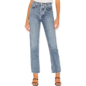 Agolde Denim Women’s Size 26 Navigate Light Wash 90’s Pinch Waist Jeans